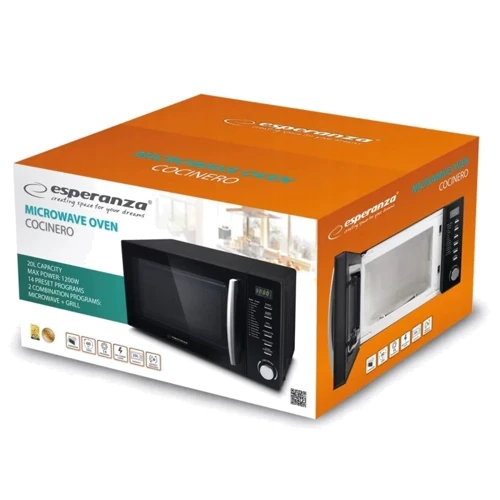Микроволновая печь Esperanza EKO010 Cocinero: Диаметр поддона, мм 245
