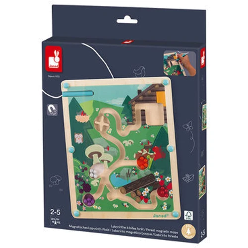 Игра магнитный лабиринт Janod Лес (J05311): Возраст от 2-х лет