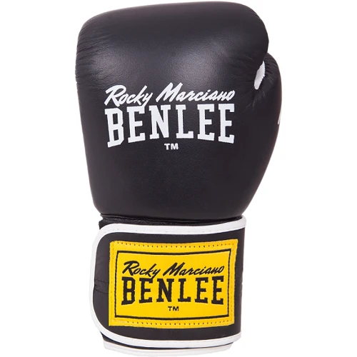 Перчатки боксерские Benlee TOUGH 12oz /Кожа /черные