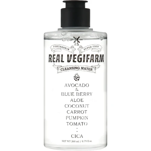 Fortheskin Super Food Real Vegifarm Cleansing Water Жидкость для снятия макияжа 3х260 ml