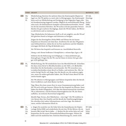 Menschen A2.1: Lehrerhandbuch: Обложка Мягкая
