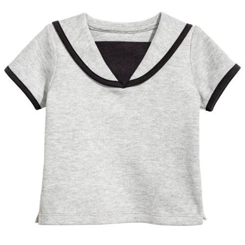 Футболка H&M 4983005 50 см серая