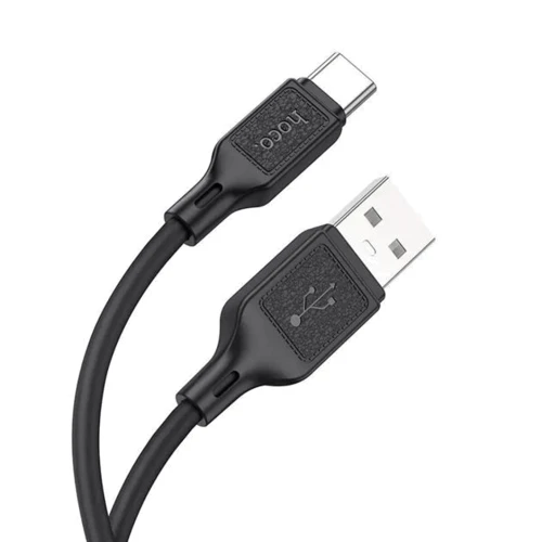 Кабель Hoco USB Cable to USB-C X90 3A 1m Black: Длина 1 м