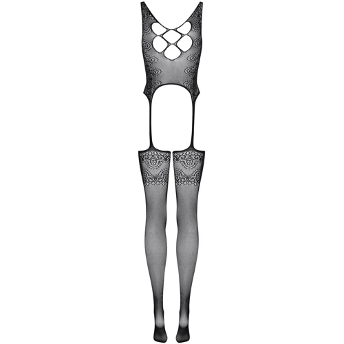 Комбинезон-сетка Obsessive F228 (Черный, S/M/L)