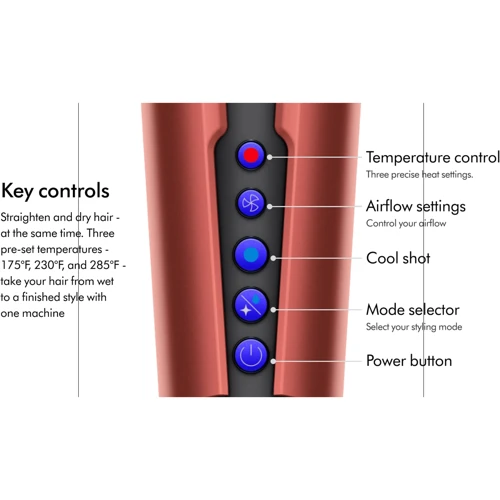 Випрямляч Dyson Airstrai straightener (Strawberry Bronze/Blush Pink) (560844-01) (EU) фото 6