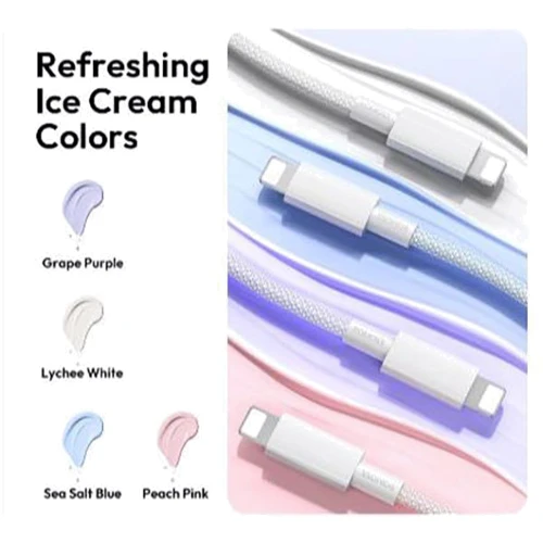Кабель Romoss USB Cable to Lightning CB1234G 2.4A 1m White (CB1234G-621-127H): Довжина 1 м