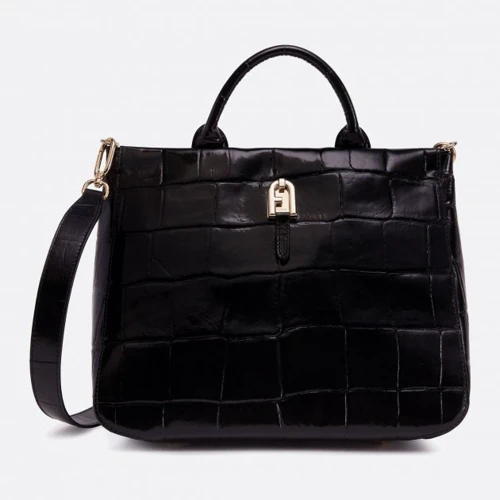 Женская сумка тоут Furla Palazzo S Tote черная (WB00345BX0044O6000)