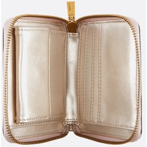 Жіночий гаманець GUESS GINEVRA LOGO SLG SML ZIP ARND молочний (SWSB8675370-BHG): Тип Кошельки