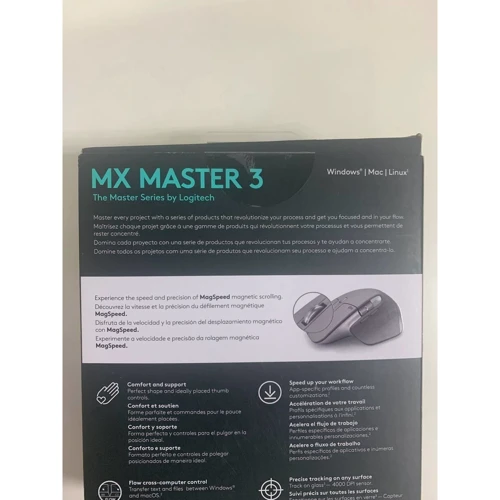 Logitech MX Master 3 Mid Gray (910-005692, 910-005695) (Мышки)(2148LZ533RH9) Stylus Approved: Причина уценки Вскрыта пломба