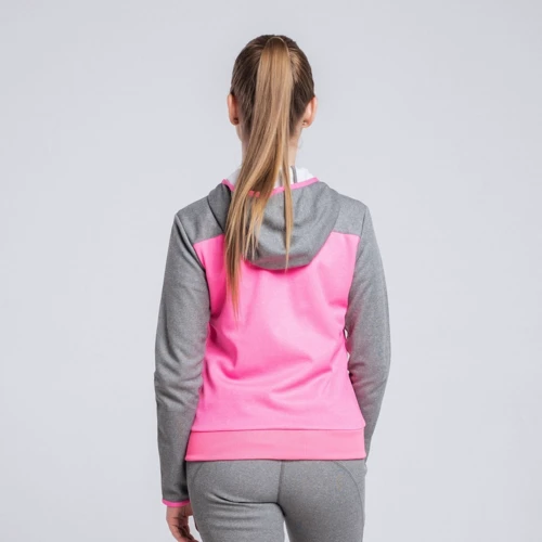 Спортивная толстовка Peak FW67686-PIN 46 розовая с капюшоном на молнии: Состав Полиэстер
