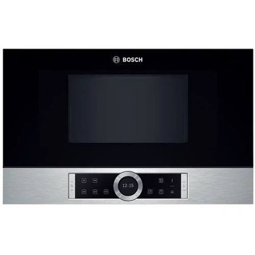 Встраиваемая микроволновая печь Bosch BFR634GS1: Цвет нержавеющая сталь