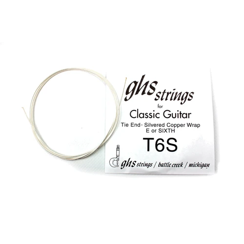 Струна для гітар Струна шоста для класичної гітари GHS Strings T6S