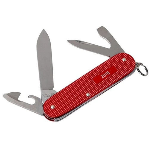 Мультитул Victorinox Cadet 84мм/9предметов/красный (0.2601.L18): Количество инструментов 9