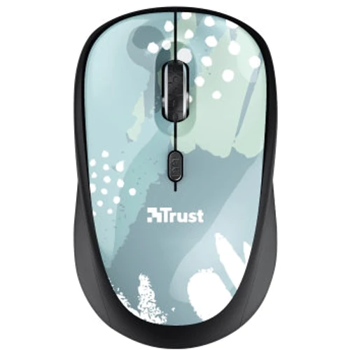 Мишка Trust YVI Wireless Blue Brush (24442): інтерфейс підключення Wireless (радио интерфейс)