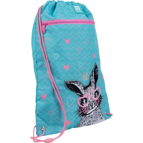 Сумка для взуття з кишенею Kite Education Cute Bunny K21-601M-1: Стать для дівчаток