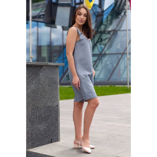 Комбинезон FLFashion Гавана ФКГ 3055 XXL-3XL серый: Страна производитель Украина
