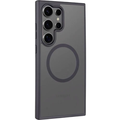 Чохол для телефона Mobile Case TPU+PC Металеві кнопки з MagSafe Colorful Black для Samsung S928 Galaxy S24 Ultra