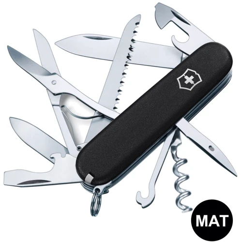 Мультитул Victorinox HUNTSMAN MAT черный матовый лак (Vx13713.3_M0007p): Количество функций 15