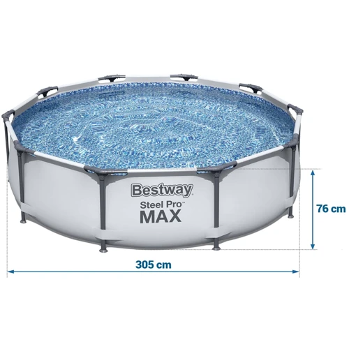 Бассейн Bestway каркасный 56408 круглый 305-76см 305-85-29см фото 2