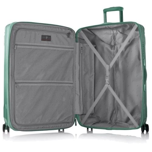 Чемодан Heys Xtrak L Midnight Green зеленый (930193): Застежка Молния