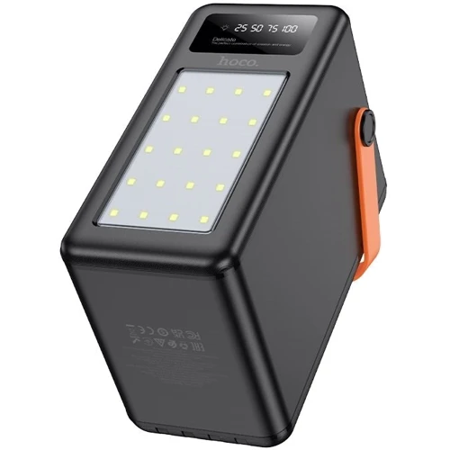 Внешний аккумулятор Hoco Power Bank 120000mAh DB120 Prometheus 22.5W Black: Особенности Индикатор заряда, быстрая зарядка, Фонарик, С дисплеем