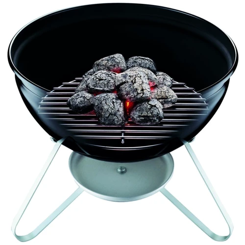 Гриль вугільний переносний Weber Smokey Joe Premium, 37 см, чорний 1121004: Матеріал Сталь