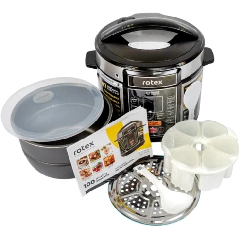 Мультиварка Rotex REPC75-B: Объем кастрюли 5 л