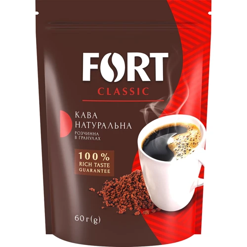 Кофе растворимый Fort в гранулах 60 г (8720254065564)