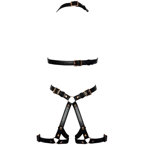 Боди-портупея Orion Bad Kitty Harness Rose Black (2493381)