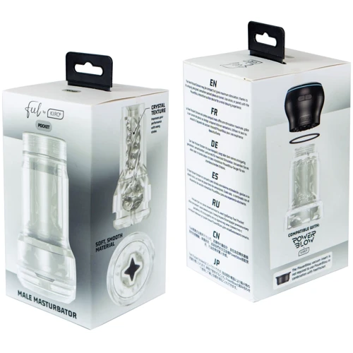 Мастурбатор Kiiroo Feel Pocket Crystal совместим с PowerBlow