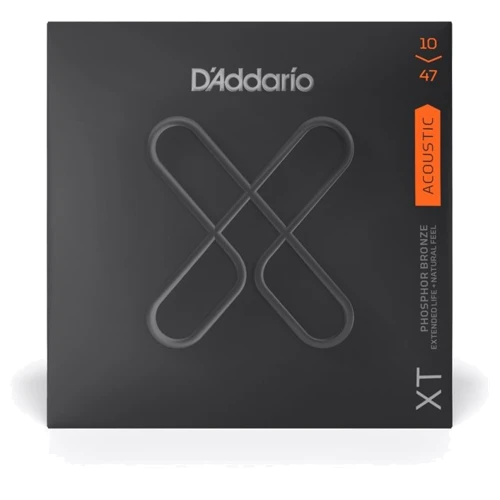 Струна для гитар Комплект струн D'addario XTAPB1047 XT Phosphor Bronze Extra Light (10-47)