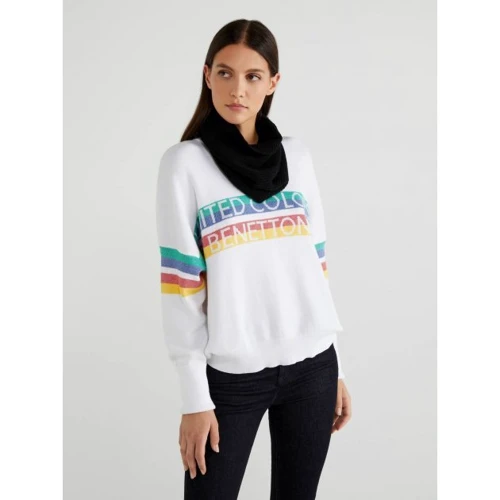 Жіночий снуд United Colors of Benetton чорний (1244D0026)