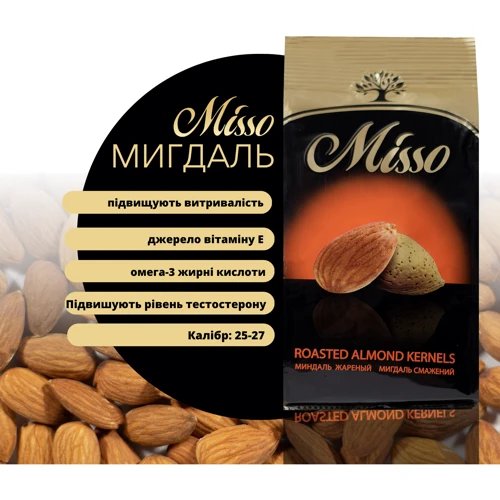Ядра мигдалю Misso смажені 150 г (4820232570111) фото 2