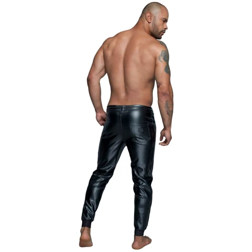 Мужские треггинсы Noir Handmade H063 Powerwetlook treggings Вlack, XXL