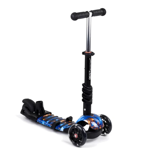 Самокат детский 5 в 1 Best Scooter черный (32066): Тип колес литые