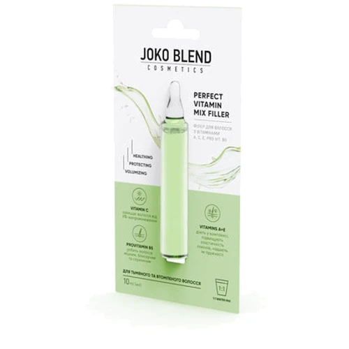 Joko Blend Perfect Vitamin Mix Filler Филлер для волос с витаминами А, С, Е, Pro Vit В5 10 мл фото 1