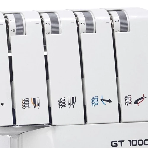 Оверлок Rold GT1000 (GT1000): Количество нитей для обметки 2, 3, 4