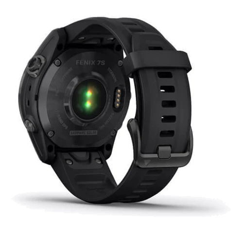 Смарт-часы Garmin Fenix 7S Sapphire Solar Carbon Grey DLC Titanium with Black Band (010-02539-25) фото 9