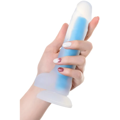 Фаллоимитатор Toyfa Beyond Matt Glow Blue (светится в темноте)