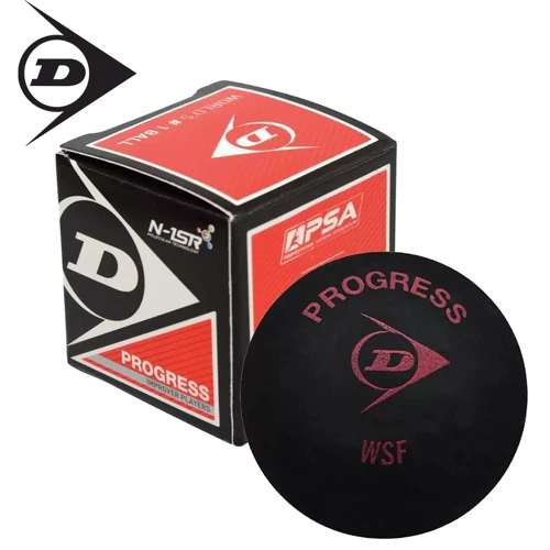 Мяч для сквоша Dunlop Progress 1 красная точка (PROGRESS)