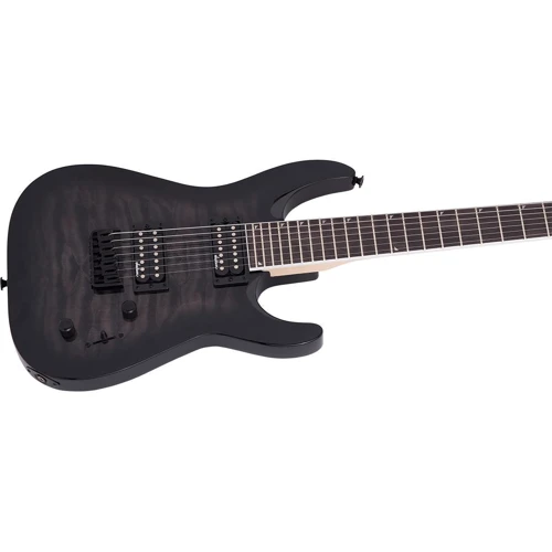 Електрогітара Jackson JS22Q-7 DKA Dinky Arch Top HT Transparent Black Burst: Кількість струн 7