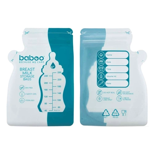Пакети для зберігання грудного молока Baboo 25 шт. (2-005) фото 3