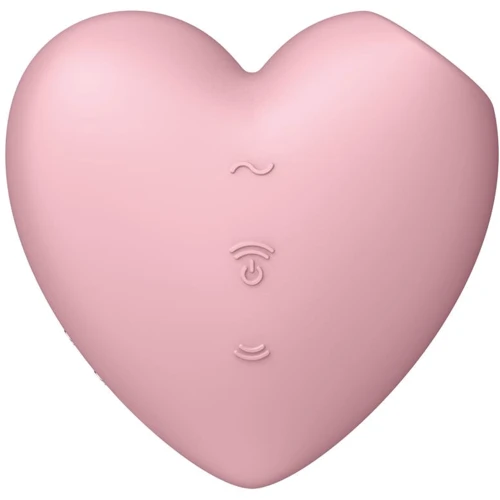 Кліторальний стимулятор Satisfyer Cutie Heart із вібрацією pink