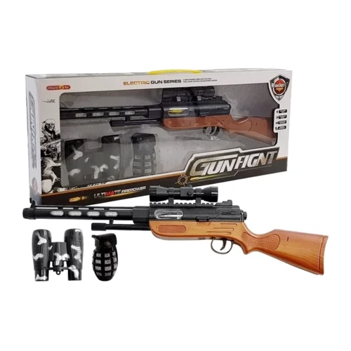 Гвинтівка CHUANG Lida музична на батарейках з гранатою та біноклем (812A): Виробник CHUANG Lida