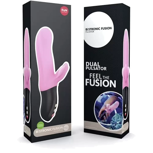 Пульсатор - вибратор Fun Factory BI STRONIC FUSION candy rose