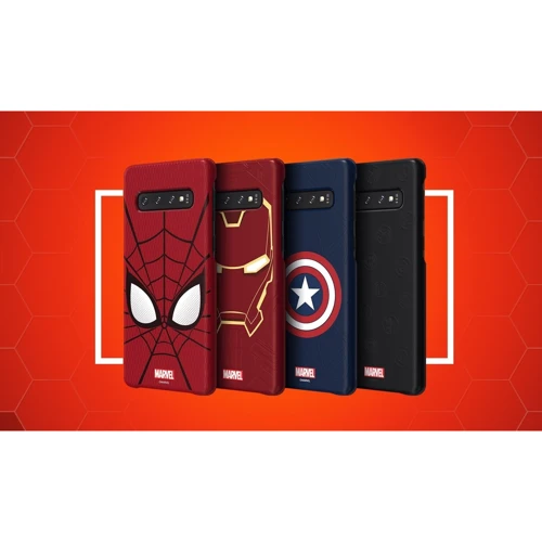 Аксессуар для смартфона Samsung Marvel Smart Cover Spiderman (GP-G975HIFGHWD) for Samsung G975 Galaxy S10+: Материал поликарбонат