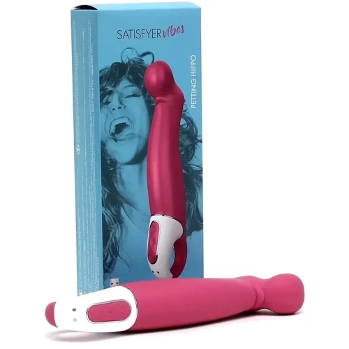 Вибратор Satisfyer Vibes Petting Hippo