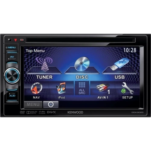 Kenwood DDX-3023: Дисплей 6,1 "WVGA, сенсорный