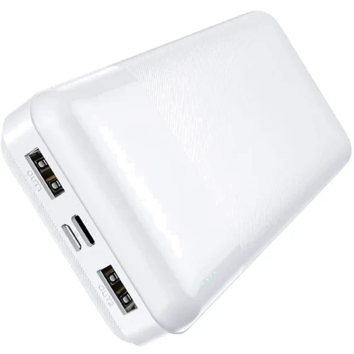Зовнішній акумулятор Hoco Power Bank 20000mAh J72A Easy Travel White: Вбудований кабель немає