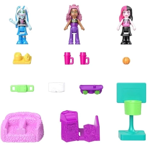 Ігровий набір Polly Pocket Кишеньковий світ Monster High (HVV58): Виробник Polly Pocket